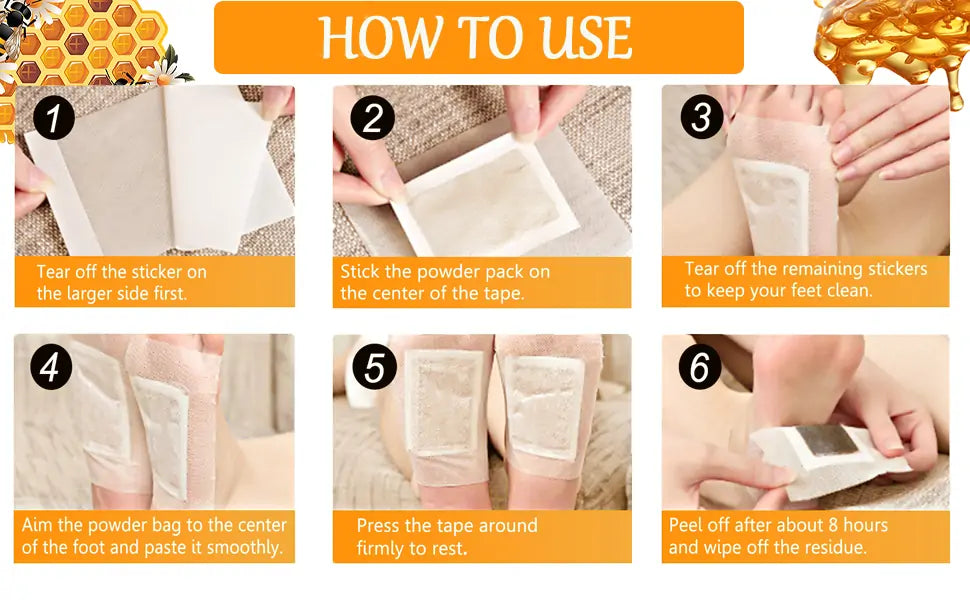 Detox Foot Patches (Set of 10)